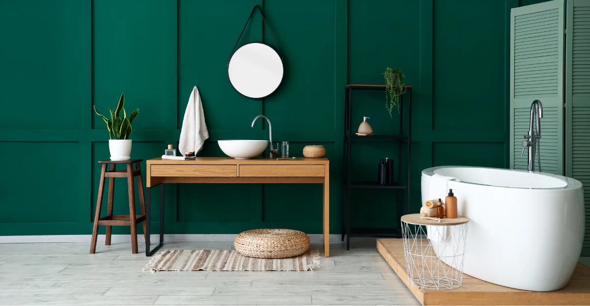 Salle de bain verte : conseils et inspirations La Maison Saint-Gobain