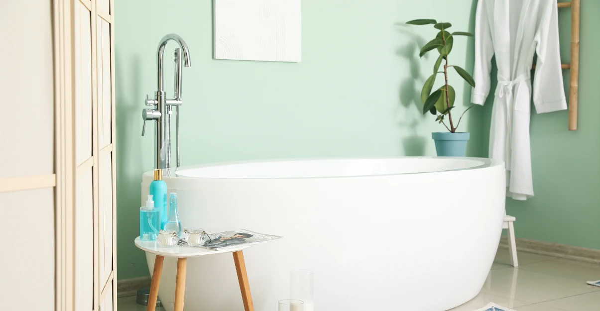 Salle de bain verte : conseils et inspirations La Maison Saint-Gobain