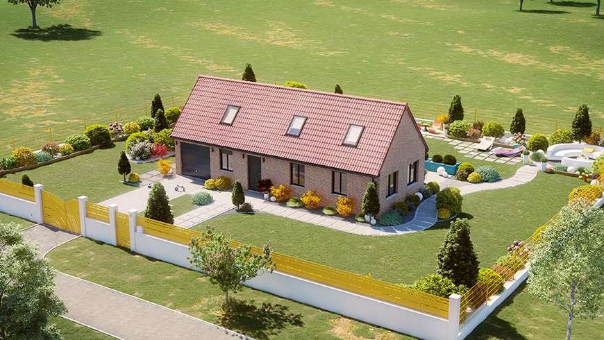 Un jardin à la campagne